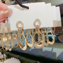 Load image into Gallery viewer, 925 Silver Round Face and Thin Earrings
