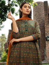 Load image into Gallery viewer, Unstitched Printed Lawn 3pc Suit (Code:U1514ZINC)