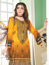 Load image into Gallery viewer, Almirah Unstitched Embroidered Printed Lawn Suit DA01
