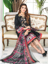Load image into Gallery viewer, Almirah Unstitched Embroidered Printed Lawn Suit DA005