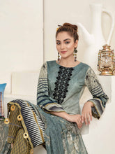 Load image into Gallery viewer, Bin Dawood - Ayesha Samia 3pc Unstitched Embroidered Digital Printed Luxury Lawn Suit D-02