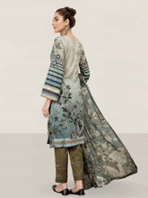 Load image into Gallery viewer, Bin Dawood - Ayesha Samia 3pc Unstitched Embroidered Digital Printed Luxury Lawn Suit D-02