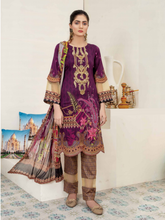 Load image into Gallery viewer, Bin Dawood - Ayesha Samia 3pc Unstitched Embroidered Digital Printed Luxury Lawn Suit D-03
