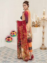 Load image into Gallery viewer, Bin Dawood - Ayesha Samia 3pc Unstitched Embroidered Digital Printed Luxury Lawn Suit D-04