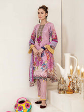 Load image into Gallery viewer, Bin Dawood - Ayesha Samia 3pc Unstitched Embroidered Digital Printed Luxury Lawn Suit D-06
