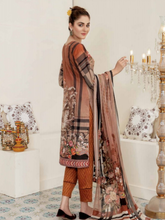 Load image into Gallery viewer, Bin Dawood - Ayesha Samia 3pc Unstitched Embroidered Digital Printed Luxury Lawn Suit D-07