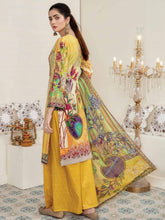 Load image into Gallery viewer, Bin Dawood - Ayesha Samia 3pc Unstitched Embroidered Digital Printed Luxury Lawn Suit D-08