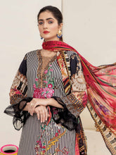 Load image into Gallery viewer, Bin Dawood - Ayesha Samia 3pc Unstitched Embroidered Digital Printed Luxury Lawn Suit D-09