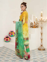Load image into Gallery viewer, Bin Dawood - Ayesha Samia 3pc Unstitched Embroidered Digital Printed Luxury Lawn Suit D-10