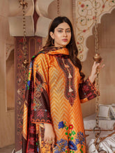 Load image into Gallery viewer, SANJ 3pc Unstitched Embroidered Digital Printed Premium Winter Khaddar Suit S-05
