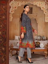 Load image into Gallery viewer, SANJ 3pc Unstitched Embroidered Digital Printed Premium Winter Khaddar Suit S-08