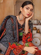 Load image into Gallery viewer, SANJ 3pc Unstitched Embroidered Digital Printed Premium Winter Khaddar Suit S-08