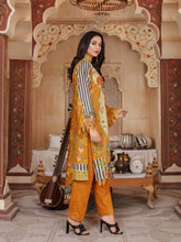 Load image into Gallery viewer, SANJ 3pc Unstitched Embroidered Digital Printed Premium Winter Khaddar Suit S-09