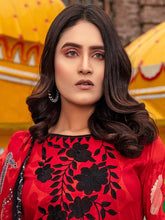 Load image into Gallery viewer, Bin Dawood Tania 3pc Unstitched Embroidered Digital Printed Lawn Suit D‐01