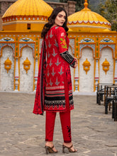 Load image into Gallery viewer, Bin Dawood Tania 3pc Unstitched Embroidered Digital Printed Lawn Suit D‐01
