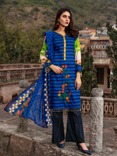 Load image into Gallery viewer, Bin Dawood Tania 3pc Unstitched Embroidered Digital Printed Lawn Suit D‐04