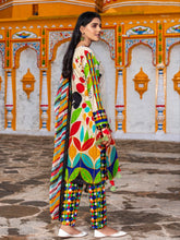 Load image into Gallery viewer, Bin Dawood Tania 3pc Unstitched Embroidered Digital Printed Lawn Suit D‐09