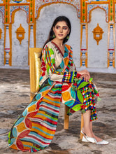 Load image into Gallery viewer, Bin Dawood Tania 3pc Unstitched Embroidered Digital Printed Lawn Suit D‐09