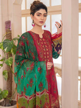 Load image into Gallery viewer, Bin Dawood Zara Sara 3pc Unstitched Embroidered Digital Printed Luxury Lawn Suit DZS-01