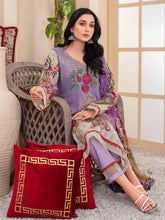 Load image into Gallery viewer, Bin Dawood Zara Sara 3pc Unstitched Embroidered Digital Printed Luxury Lawn Suit DZS-09