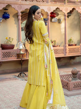 Load image into Gallery viewer, Bin Ilyas Dastak 3pc Unstitched Luxury Embroidered Festive Lawn Suit D11-A