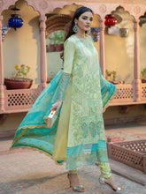 Load image into Gallery viewer, Bin Ilyas Dastak 3pc Unstitched Luxury Embroidered Festive Lawn Suit D12-A
