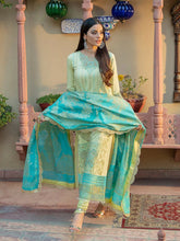 Load image into Gallery viewer, Bin Ilyas Dastak 3pc Unstitched Luxury Embroidered Festive Lawn Suit D12-A