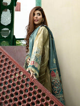 Load image into Gallery viewer, Bin Ilyas Dastak 3pc Unstitched Luxury Embroidered Festive Lawn Suit D13-A
