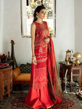 Load image into Gallery viewer, Bin Ilyas Dastak 3pc Unstitched Luxury Embroidered Festive Lawn Suit D14-A