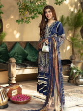 Load image into Gallery viewer, Bin Ilyas Dastak 3pc Unstitched Luxury Embroidered Festive Lawn Suit D14-B