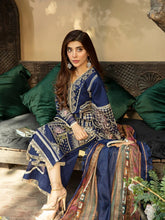Load image into Gallery viewer, Bin Ilyas Dastak 3pc Unstitched Luxury Embroidered Festive Lawn Suit D14-B