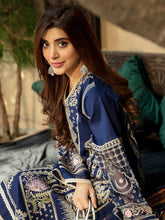 Load image into Gallery viewer, Bin Ilyas Dastak 3pc Unstitched Luxury Embroidered Festive Lawn Suit D14-B