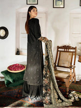 Load image into Gallery viewer, Bin Ilyas Dastak 3pc Unstitched Luxury Embroidered Festive Lawn Suit D15-A