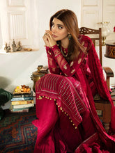 Load image into Gallery viewer, Bin Ilyas Dastak 3pc Unstitched Luxury Embroidered Festive Lawn Suit D16-A
