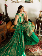 Load image into Gallery viewer, Bin Ilyas Dastak 3pc Unstitched Luxury Embroidered Festive Lawn Suit D16-B