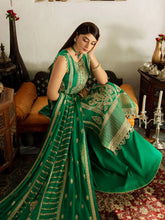 Load image into Gallery viewer, Bin Ilyas Dastak 3pc Unstitched Luxury Embroidered Festive Lawn Suit D16-B