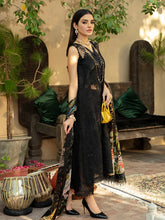 Load image into Gallery viewer, Bin Ilyas Dastak 3pc Unstitched Luxury Embroidered Festive Lawn Suit D17-A