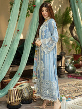 Load image into Gallery viewer, Bin Ilyas Dastak 3pc Unstitched Luxury Embroidered Festive Lawn Suit D17-B
