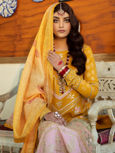 Load image into Gallery viewer, Bin ilyas ‐ Mor Mahal Ki Raniyan Unstitched Luxury Suit - MMR 001A
