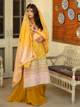 Load image into Gallery viewer, Bin ilyas ‐ Mor Mahal Ki Raniyan Unstitched Luxury Suit - MMR 001A