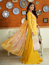 Load image into Gallery viewer, Bin ilyas ‐ Mor Mahal Ki Raniyan Unstitched Luxury Suit - MMR 001A