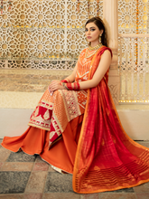Load image into Gallery viewer, Bin ilyas ‐ Mor Mahal Ki Raniyan Unstitched Luxury Suit - MMR 001B