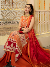 Load image into Gallery viewer, Bin ilyas ‐ Mor Mahal Ki Raniyan Unstitched Luxury Suit - MMR 001B