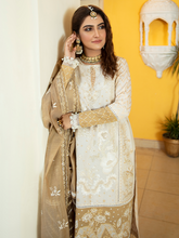 Load image into Gallery viewer, Bin ilyas ‐ Mor Mahal Ki Raniyan Unstitched Luxury Suit - MMR 002A
