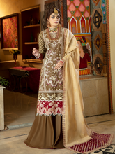Load image into Gallery viewer, Bin ilyas ‐ Mor Mahal Ki Raniyan Unstitched Luxury Suit - MMR 002B
