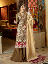 Load image into Gallery viewer, Bin ilyas ‐ Mor Mahal Ki Raniyan Unstitched Luxury Suit - MMR 002B
