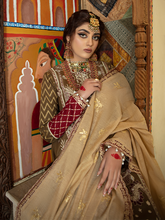 Load image into Gallery viewer, Bin ilyas ‐ Mor Mahal Ki Raniyan Unstitched Luxury Suit - MMR 002B