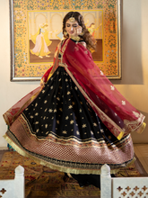 Load image into Gallery viewer, Bin ilyas ‐ Mor Mahal Ki Raniyan Unstitched Luxury Suit - MMR 003A
