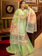 Load image into Gallery viewer, Bin ilyas ‐ Mor Mahal Ki Raniyan Unstitched Luxury Suit - MMR 004A
