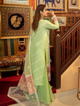 Load image into Gallery viewer, Bin ilyas ‐ Mor Mahal Ki Raniyan Unstitched Luxury Suit - MMR 004A